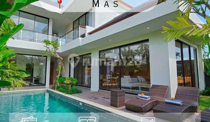 Modern Contemporary Villa in Mas Ubud, Freehold & Fully Furnished