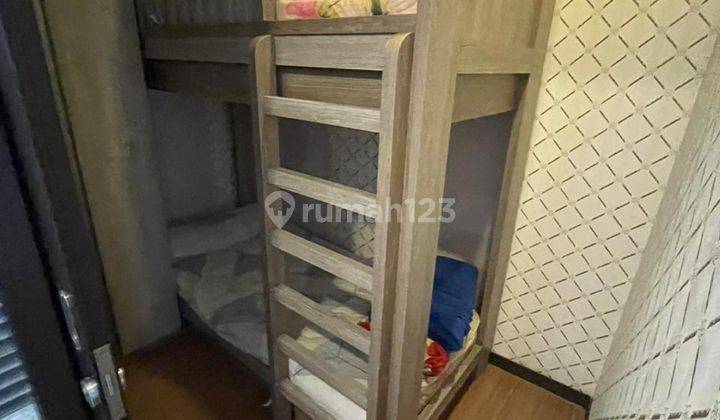 Disewakan unit furnished 2 bed room ranjang susun 2