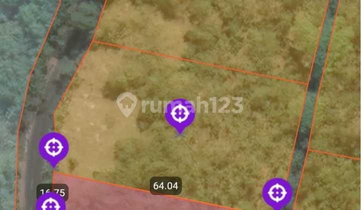 Dijual tanah ocean view yang jl utama bali cliff dekat Greenbowl Beach