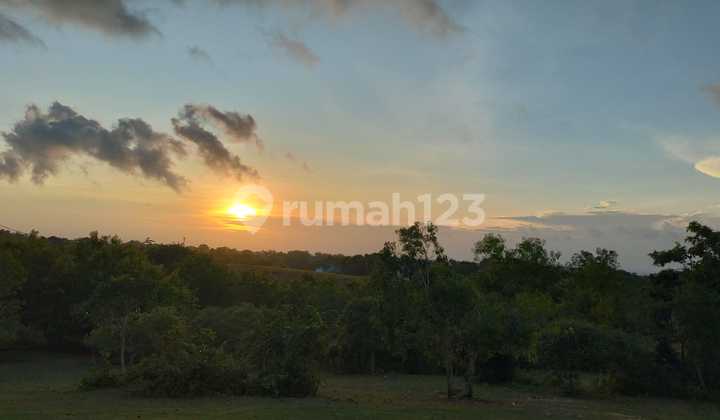 Sunset and Ocean View Land on Pantai Cemongkak Street, Pecatu Uluwatu, South Kuta, Bali