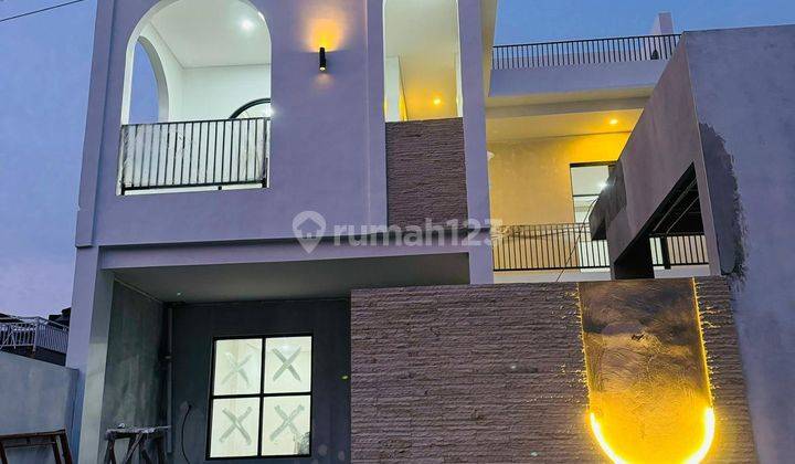 Dijual Villa Baru Modern Mediterania di Goa Gong Jimbaran View GWK 1