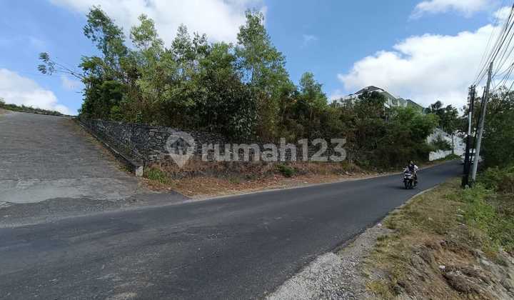 Tanah murah jalan utama goa gong   Unblock view ocean mountain dan patung GWK Bali