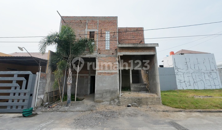 Rumah 2 Lantai Setengah Jadi di Baki Sukoharjo, Bu, Jual Cepat