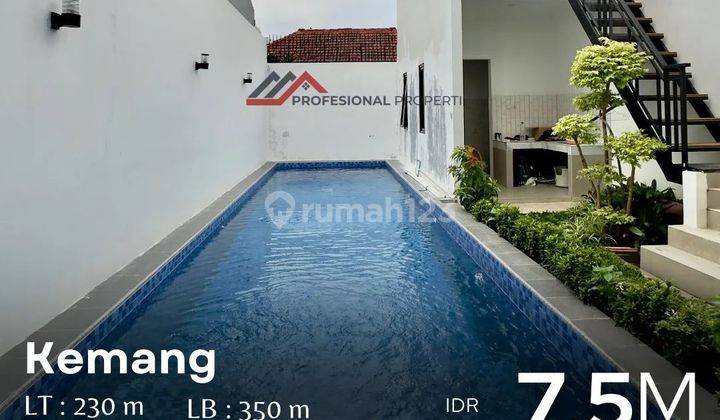 [DIJUAL] : KEMANG JAKSEL - BRAND NEW SINGEL HOUSE WITH POOL ( tahap finishing )  1