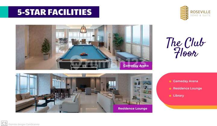apartment full furnish dan siap huni di pusat kota BSD 5