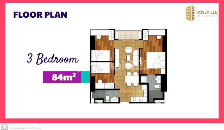 apartment full furnish dan siap huni di pusat kota BSD 6
