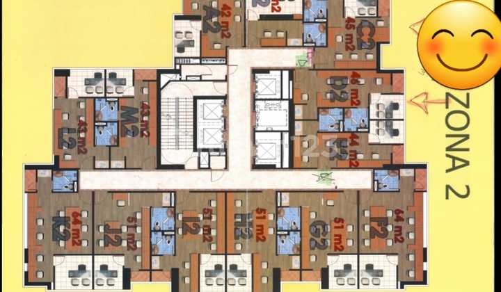 Disewakan Apartemen Mansion Kemayoran Space Office Lb.45  1