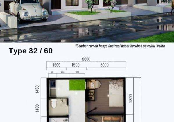 Rumah Minimalis Harga Murah di Cikarang Barat 3 Menit Arah Tol Cimanggis Cikampek2 Setu 2