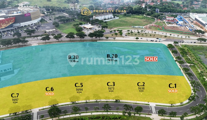 Kavling Commercial depan Mall Alam Sutera