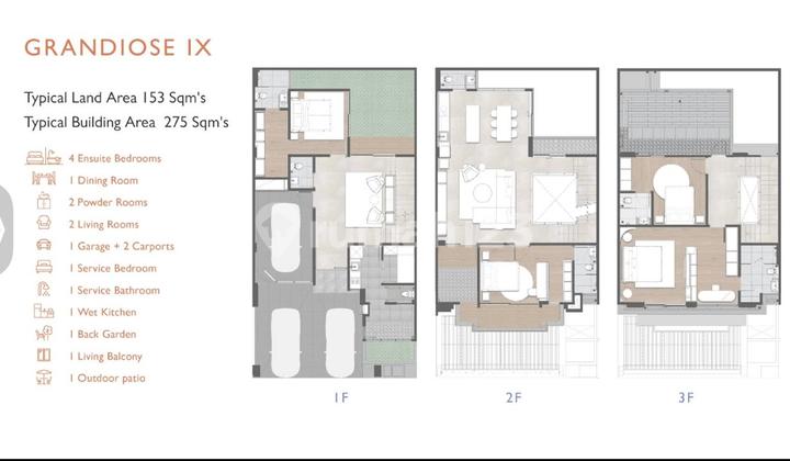 3-storey townhouse 9x17 Armont BSD 2