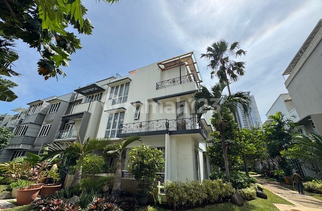 Rumah springhill kemayoran 12x18 5 lantai posisi hoek