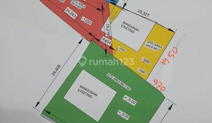 RUMAH TUA, JUAL HITUNG TANAH LS. 2085 m² DI JATI ASIH, BEKASI 2