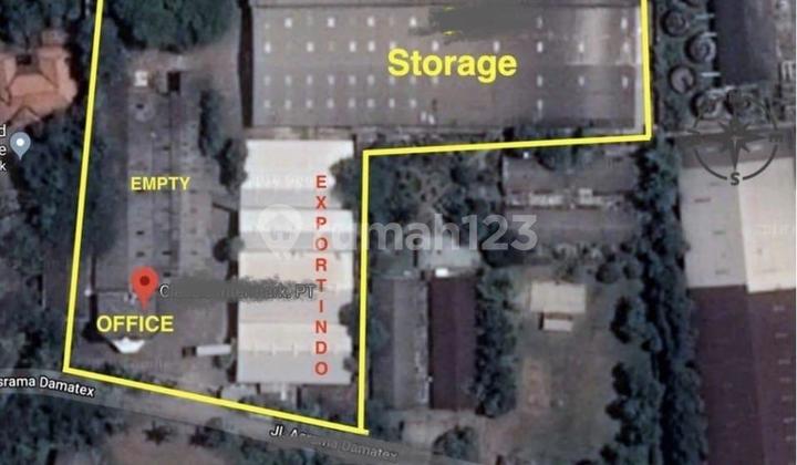 JUAL DIBAWAH HARGA NJOP / DISEWAKAN PABRIK DI CIKOKOL, MH. THAMRIN, TANGERANG 1