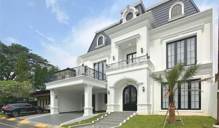 Rumah 2 Lantai American Classic Style With Pool di Bintaro Jaya