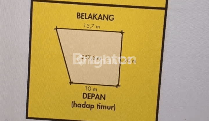 KAVLING BUKIT PALMA LUAS 257 M2 LEBAR DEPAN 10 Meter 1