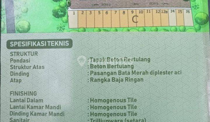 Rumah 2 Lt Dilingkungan Asri Free Kanopi 5 Mnt Ke Stasiun Jatake 2 Lantai 2