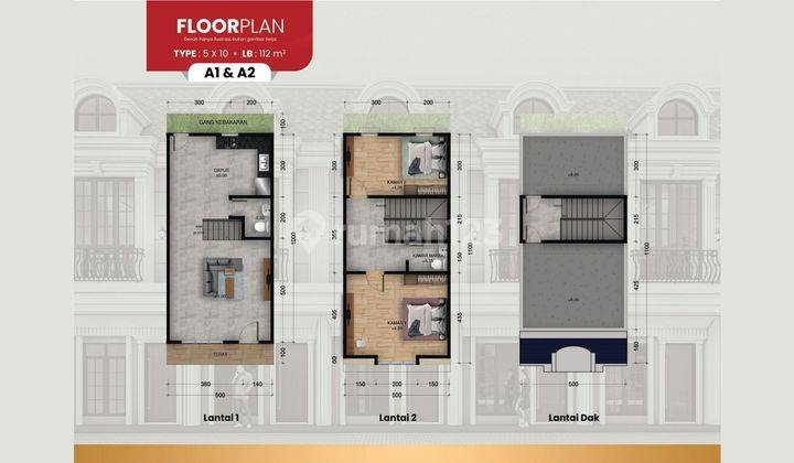 Rumah Di Komplek Adam Malik Residence Jalan Sekata Medan 4
