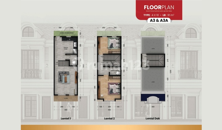Rumah Di Komplek Adam Malik Residence Jalan Sekata Medan 6