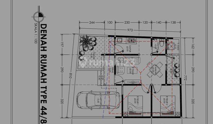 Rumah Dekat Kota Jogja di Jl Wonosari Km 12 Pinggir Aspal Siap Bangun 2