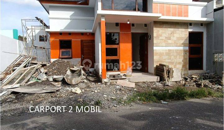 Rumah samping Kompleks Pemkab di Bantul Kota Pinggir Jalan Aspal Proses Bangun 1