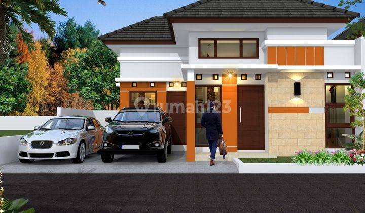 Rumah samping Kompleks Pemkab di Bantul Kota Pinggir Jalan Aspal Proses Bangun 2