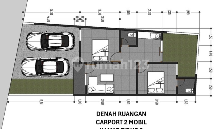 House for Sale Near Rs Nur Hidayah on Jalan Imogiri Timur Km 11, Under Construction Process. 2