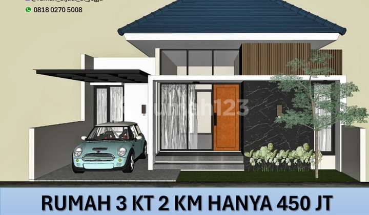 Rumah Dijual dekat RS UII di Jl Srandakan Bantul Proses Bangun  1