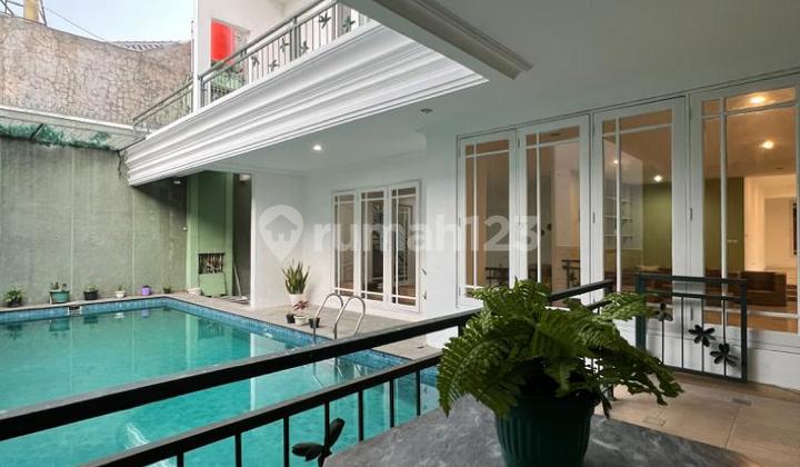 Dijual Rumah Cantik Kolam Renang Ampera Kemang Jakarta Selatan  2