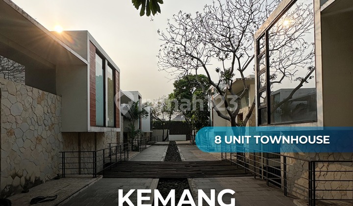 HARGA BAWAH NJOP  DIJUAL RUMAH 8 UNIT TOWNHOUSE PREMIUM SIAP HUNI  DI KEMANG JAKARTA SELATAN