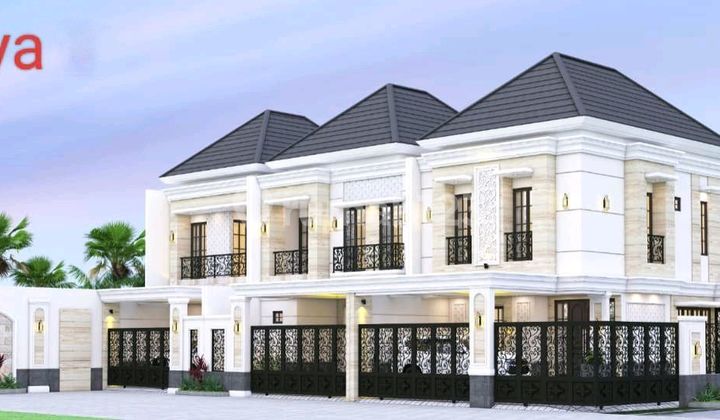 Dijual Rumah Baru Model American Classic Araya Surabaya Timur 1