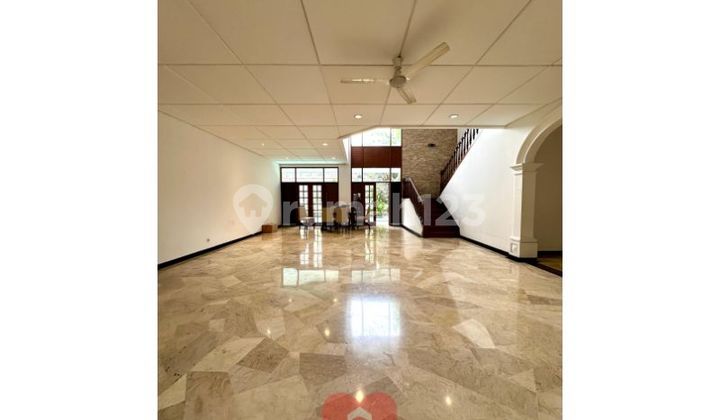 Rental house for expats with a swimming pool in Permata Hijau, South Jakarta.