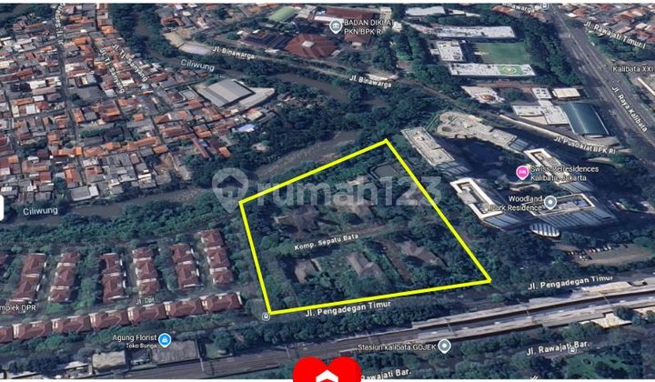 Land Below NJOP in Kalibata, Pancoran, South Jakarta