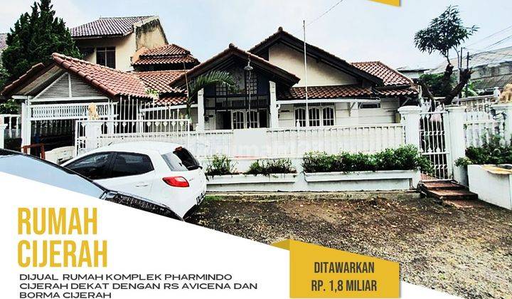 RUMAH MURAH MODEL LAMA TERAWAT, KOMPLEK PHARMINDO CIJERAH, AMAN 1