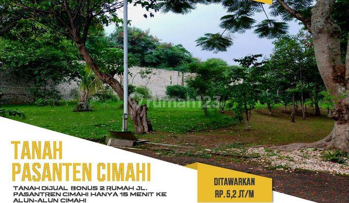 Jual Tanah Bonus 2 Rumah Main Road Jalan Pasantren