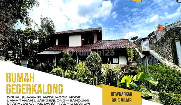 Jual Rumah Luas Model Lama Terawat, Gegerkalong Bandung Utara 1