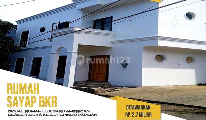 Jual Rumah Baru American Classik, Sayap Bkr, Dekat Ke Superindo 1