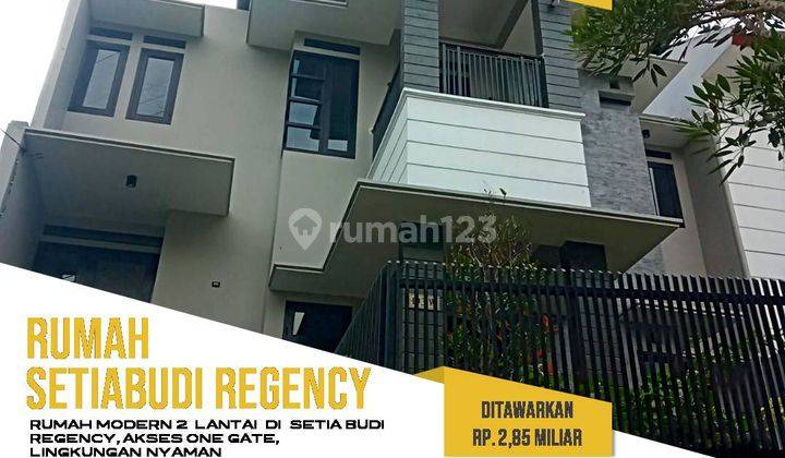 Jual Rumah Modern 2 Lantai, Setiabudi Regency Bandung Utara 1