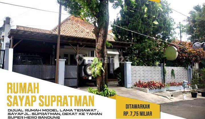 Jual Rumah Lama Terawat, Sayap Supratman Bandung,  1