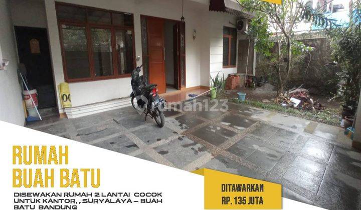 Sewa Rumah 2 Lantai, Buah Batu Bandung, Dekat Ke Griya Bubah 1