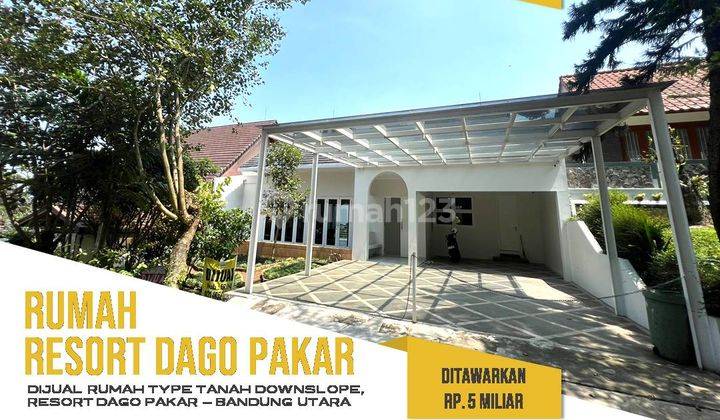 Jual Rumah Villa Down Slope,resort Dago Pakar Bandung Utara 1