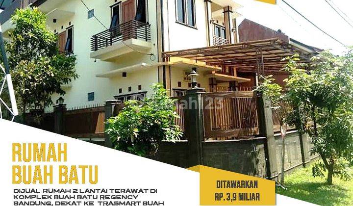 Rumah 2 Lantai Bagus Semi Furnished SHM Jl. Buah Batu Regency 1