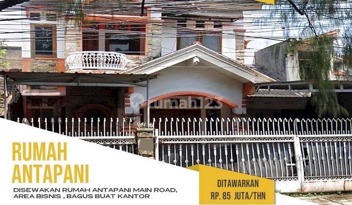 Sewa Rumah Area Bisnis, Antapani Bandung, Dekat Ke Superindo 1