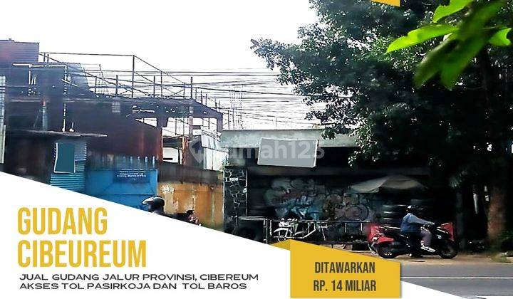 Jual Gudang Jalur Provinsi,cibereum Bandung Akses Tol Pasirkoja 1