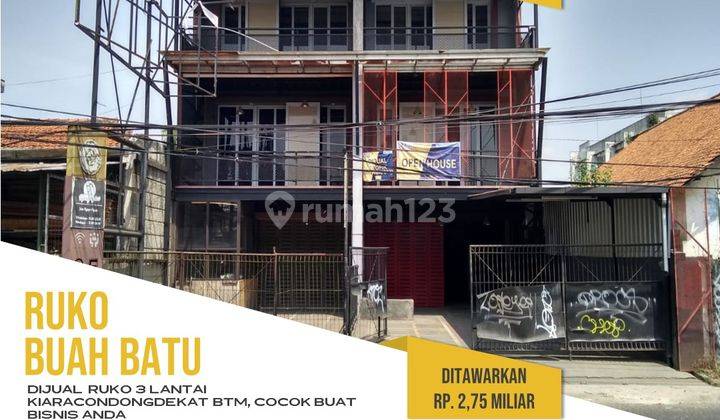 JUAL RUKO 3 LANTAI ,KIARACONDONG-BANDUNG, DEKAT BTM 1