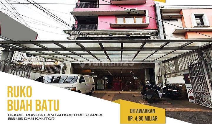 jual ruko 4 lantai area bisnis, buah batu-bandung,bagus 1