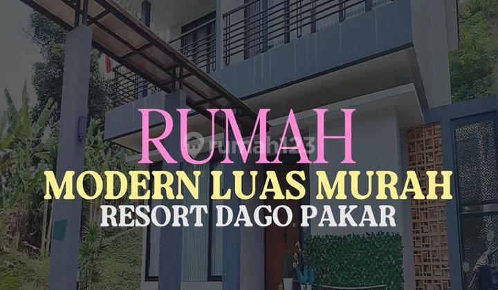 Jual Rumah Modern, Resort Dago Pakar Bandung Utara,akses One Gate 1