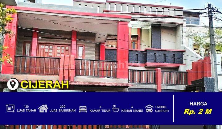 Rumah 2 Lantai Bagus, Cijerah, Bandung, Dekat Rs Avicena 1