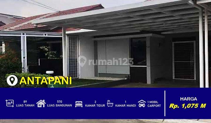 Murah Minimalis One Gate,antapani Bandung,dekat Ke Griya Antapani 1