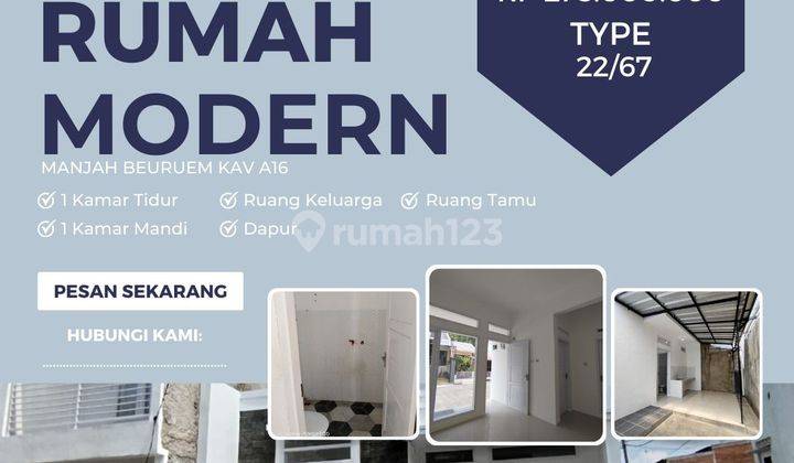 Rumah Minimalis Modern Sudah Di Dak 1