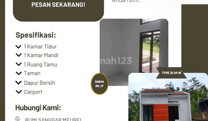 Rumah Minimalis Dekat Gerbang Tol Cileunyi 1